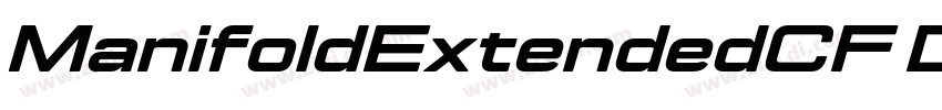 ManifoldExtendedCF D字体转换